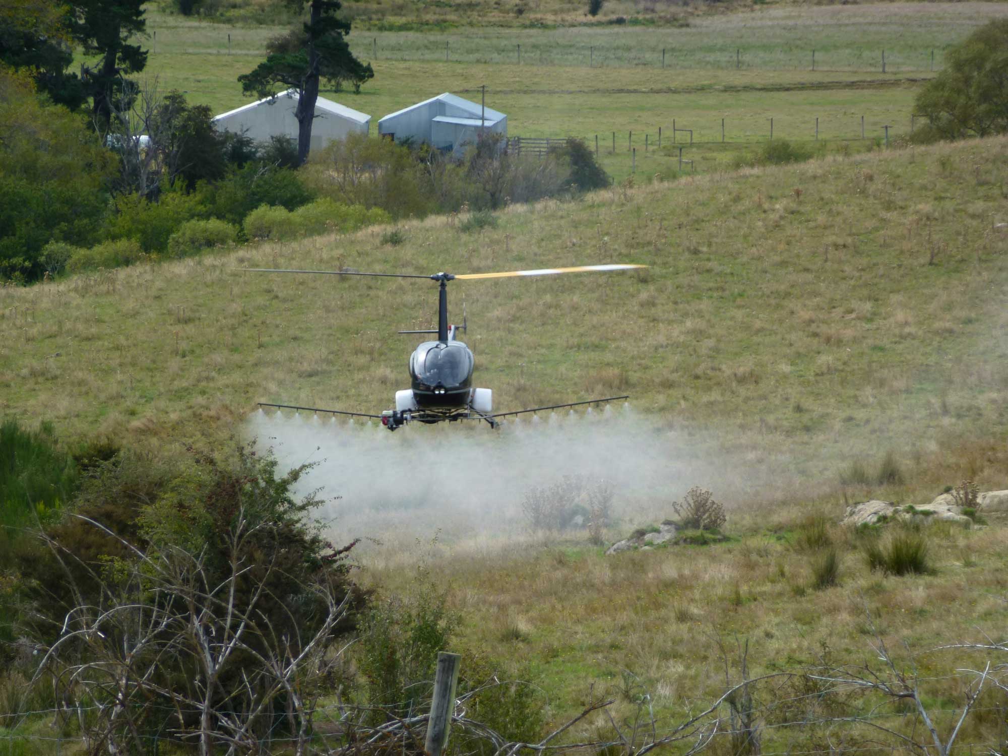 helicopter-spraying-sowing-hanmer-springs